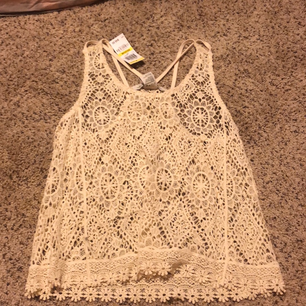 see through american rag tank top